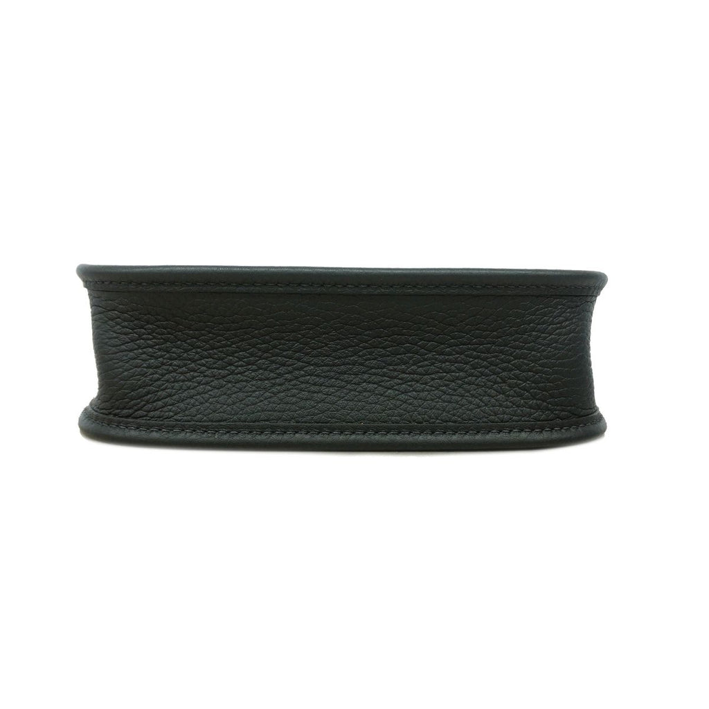 Hermes Shoulder Bag Evelyne TPM Taurillon Clemence Black Silver — view 3