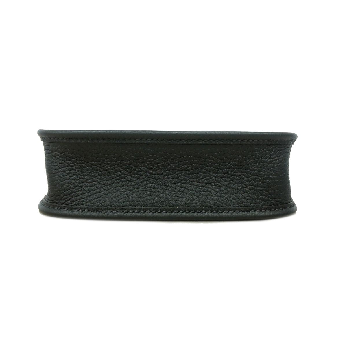 Hermes Shoulder Bag Evelyne TPM Taurillon Clemence Black Silver — view 3