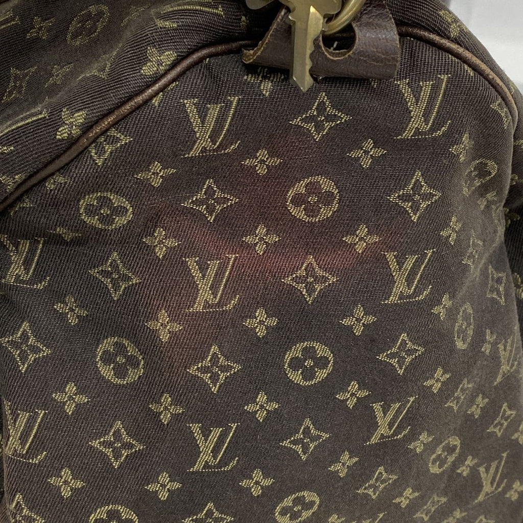 Louis Vuitton Handbag Monogram Mini Lin Speedy 30 Ebene — view 7