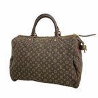 Louis Vuitton Handbag Monogram Mini Lin Speedy 30 Ebene