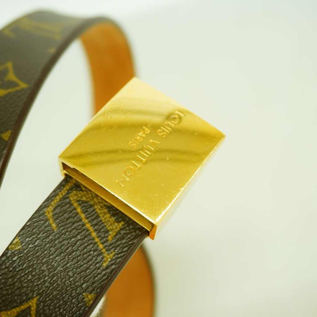 Louis Vuitton Belt Monogram Ceinture Carre Brown — view 5
