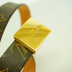Louis Vuitton Belt Monogram Ceinture Carre Brown — view 5