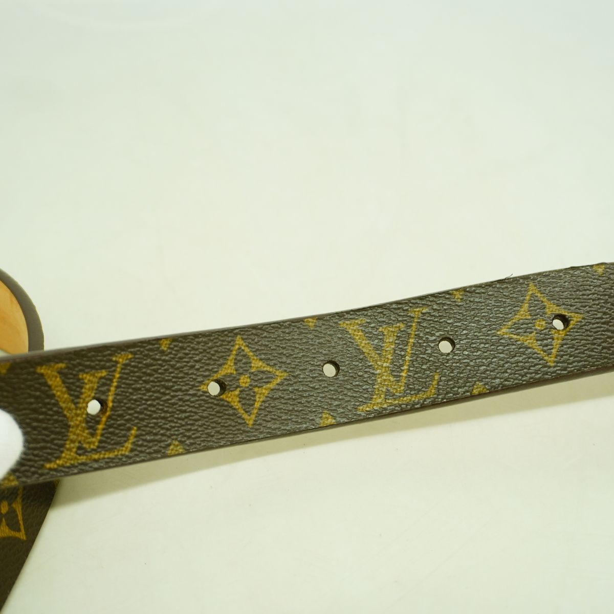 Louis Vuitton Belt Monogram Ceinture Carre Brown — view 3