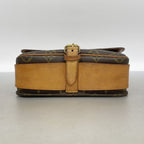 Louis Vuitton Shoulder Bag Monogram Cartouchiere MM Brown — view 3