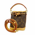Louis Vuitton Handbag Monogram Nano Noe Brown 2-Way Bag