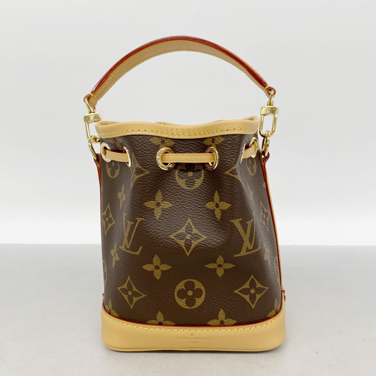 Louis Vuitton Handbag Monogram Nano Noe Brown 2-Way Bag — view 7