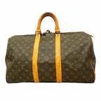 Louis Vuitton Boston Bag Monogram Keepall 45 Brown