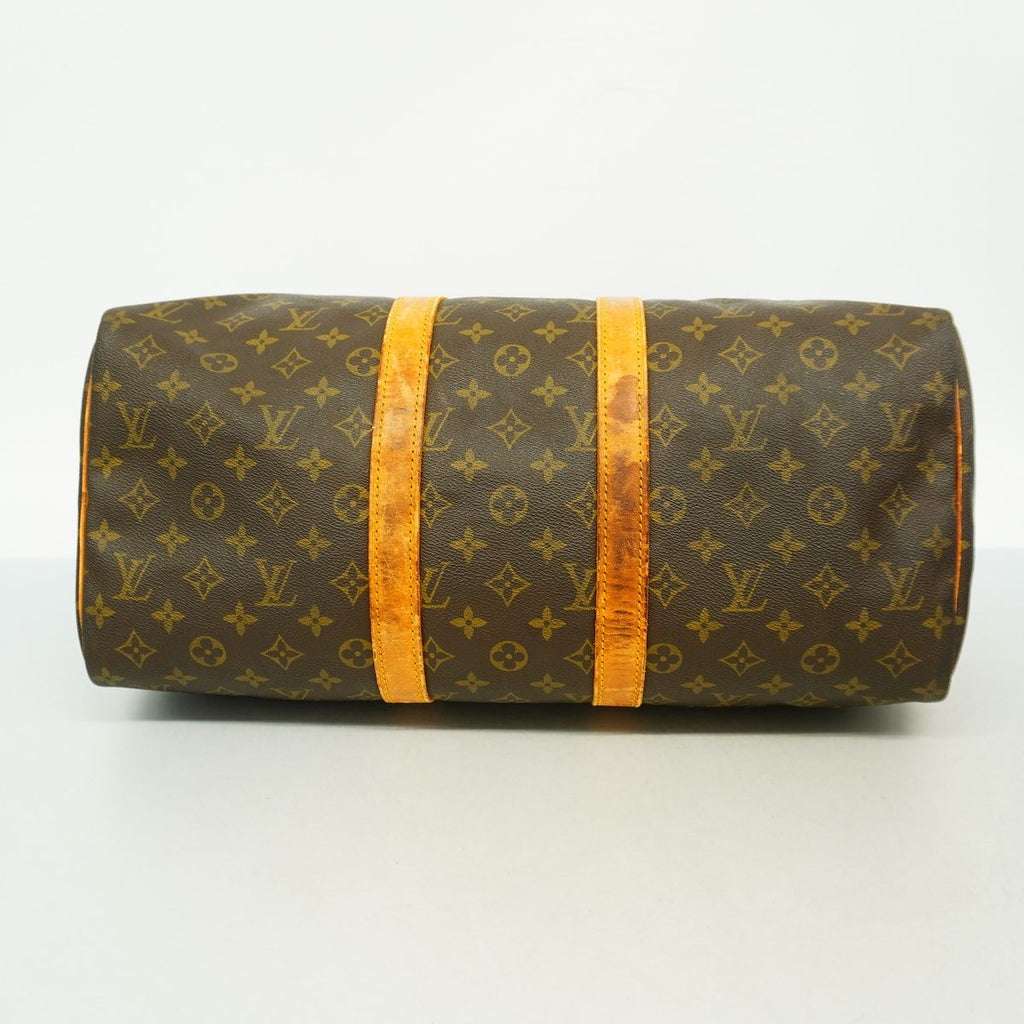 Louis Vuitton Boston Bag Monogram Keepall 45 Brown — view 3