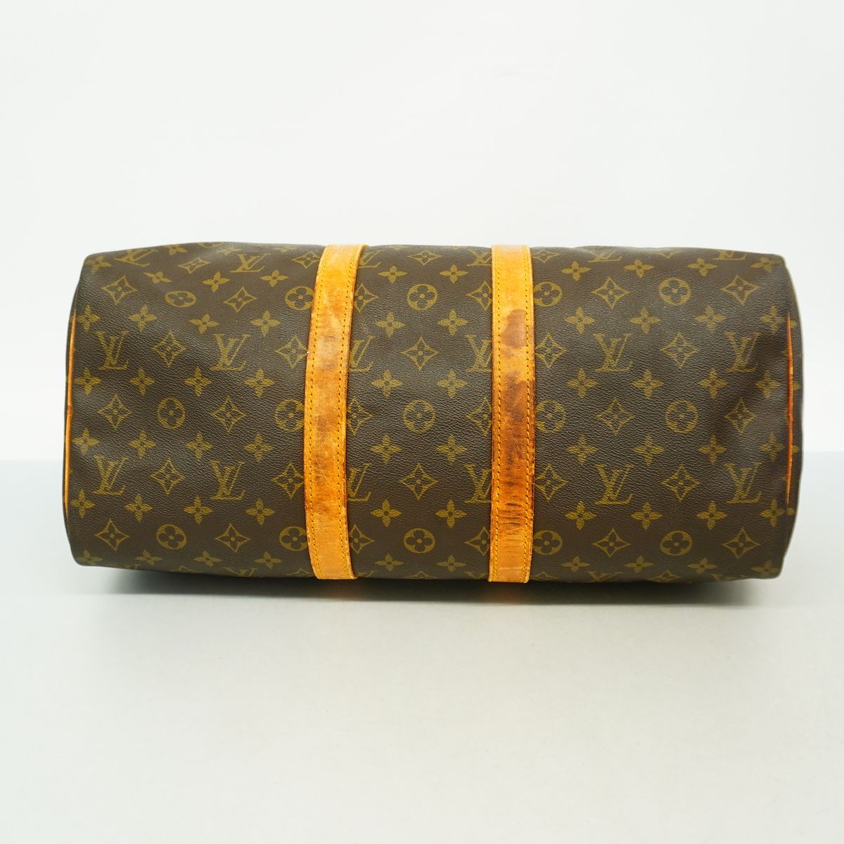 Louis Vuitton Boston Bag Monogram Keepall 45 Brown — view 3