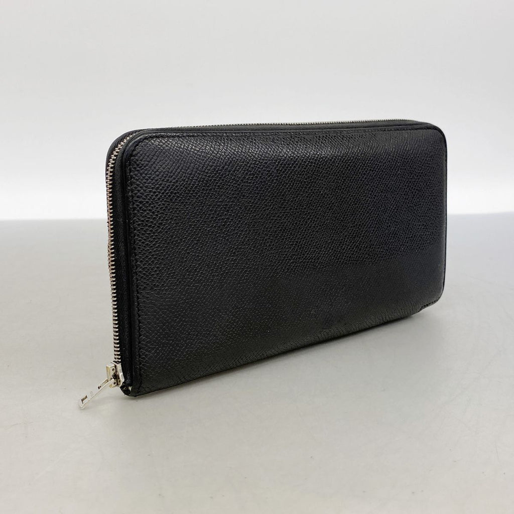 Hermes Wallet Azap Long Silk'in Veau Epsom Black Silver — view 2
