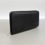 Hermes Wallet Azap Long Silk'in Veau Epsom Black Silver — view 2