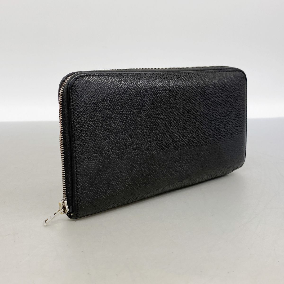 Hermes Wallet Azap Long Silk'in Veau Epsom Black Silver — view 2