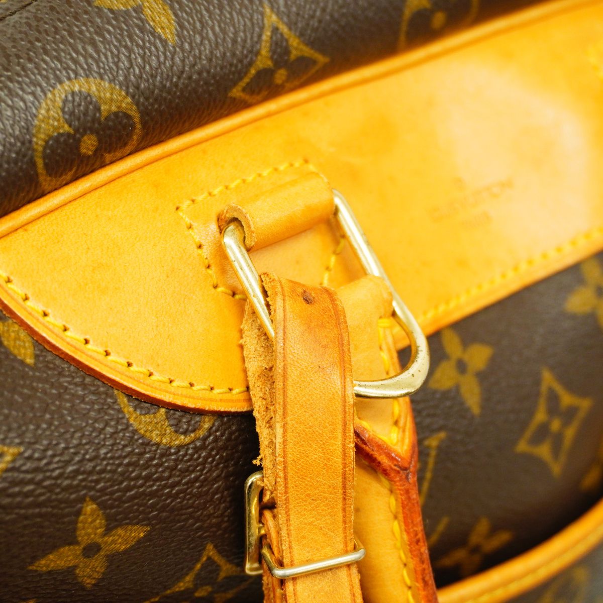 Louis Vuitton Handbag Monogram Deauville Brown — view 7