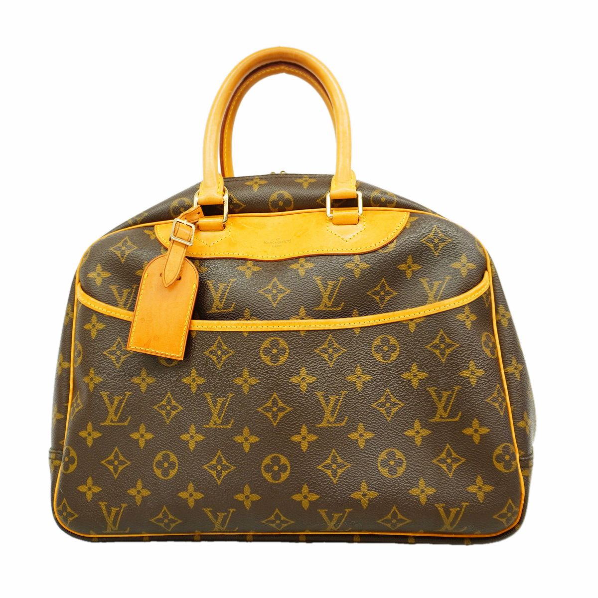 Louis Vuitton Handbag Monogram Deauville Brown