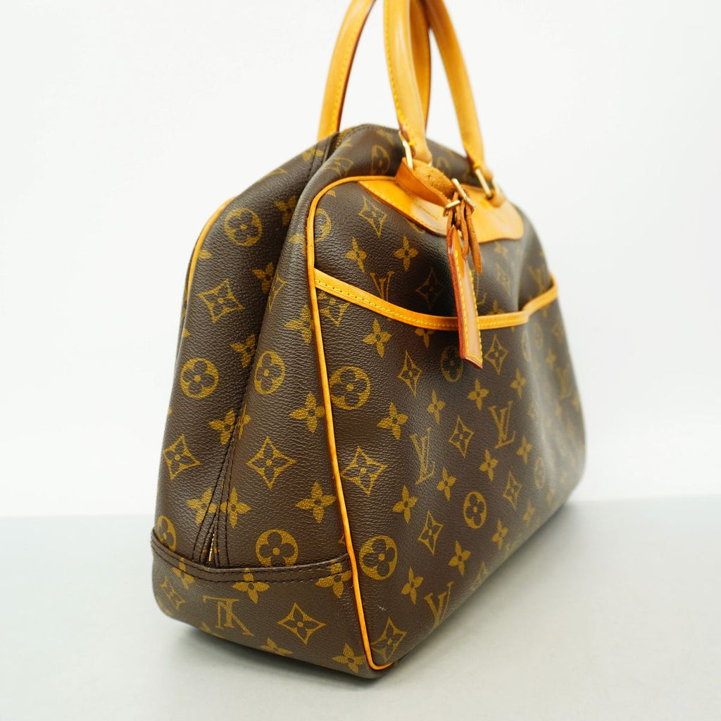 Louis Vuitton Handbag Monogram Deauville Brown — view 2