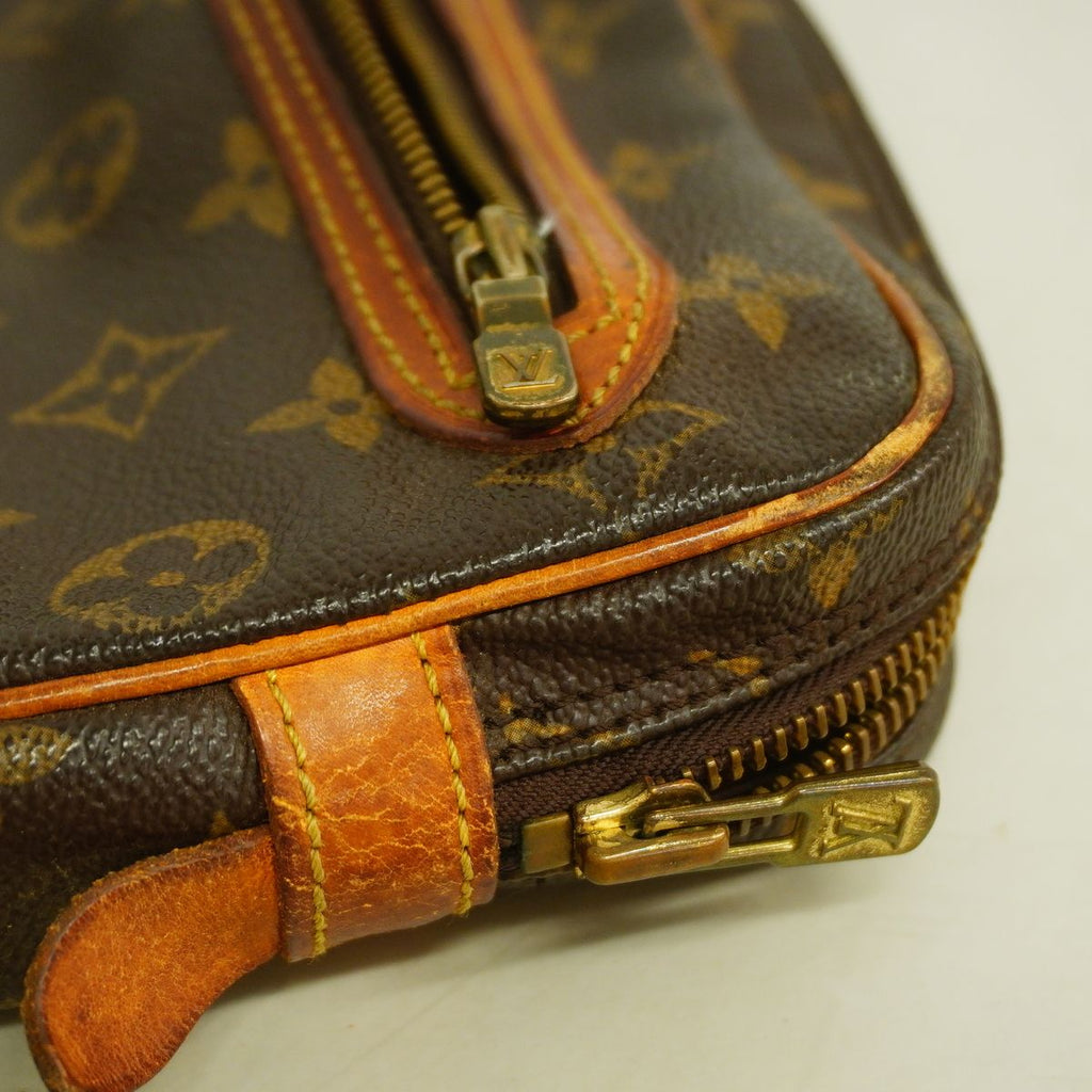 Louis Vuitton Clutch Monogram Marly Dragonne GM Brown — view 7
