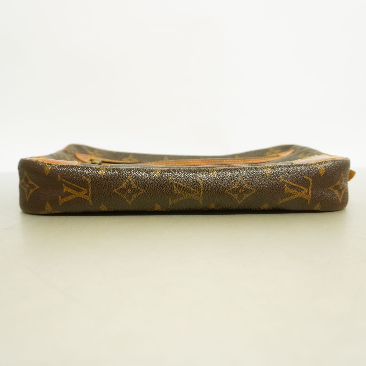Louis Vuitton Clutch Monogram Marly Dragonne GM Brown — view 3