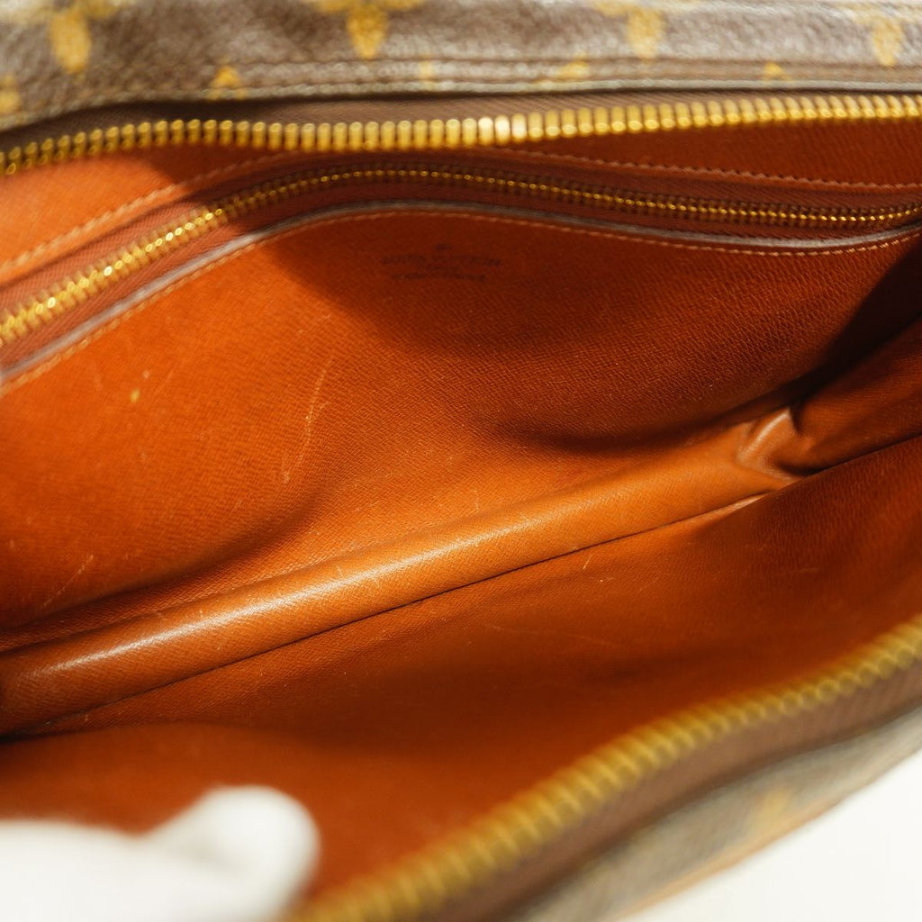 Louis Vuitton Clutch Monogram Marly Dragonne GM Brown — view 4