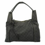 Gucci Shoulder Bag Denim Black