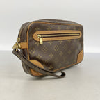 Louis Vuitton Clutch Monogram Marly Dragonne GM Brown — view 2