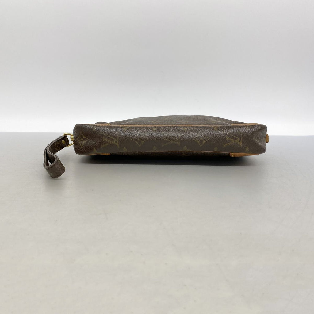 Louis Vuitton Clutch Monogram Marly Dragonne GM Brown — view 3