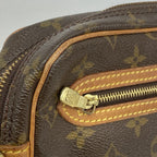 Louis Vuitton Clutch Monogram Marly Dragonne GM Brown — view 7