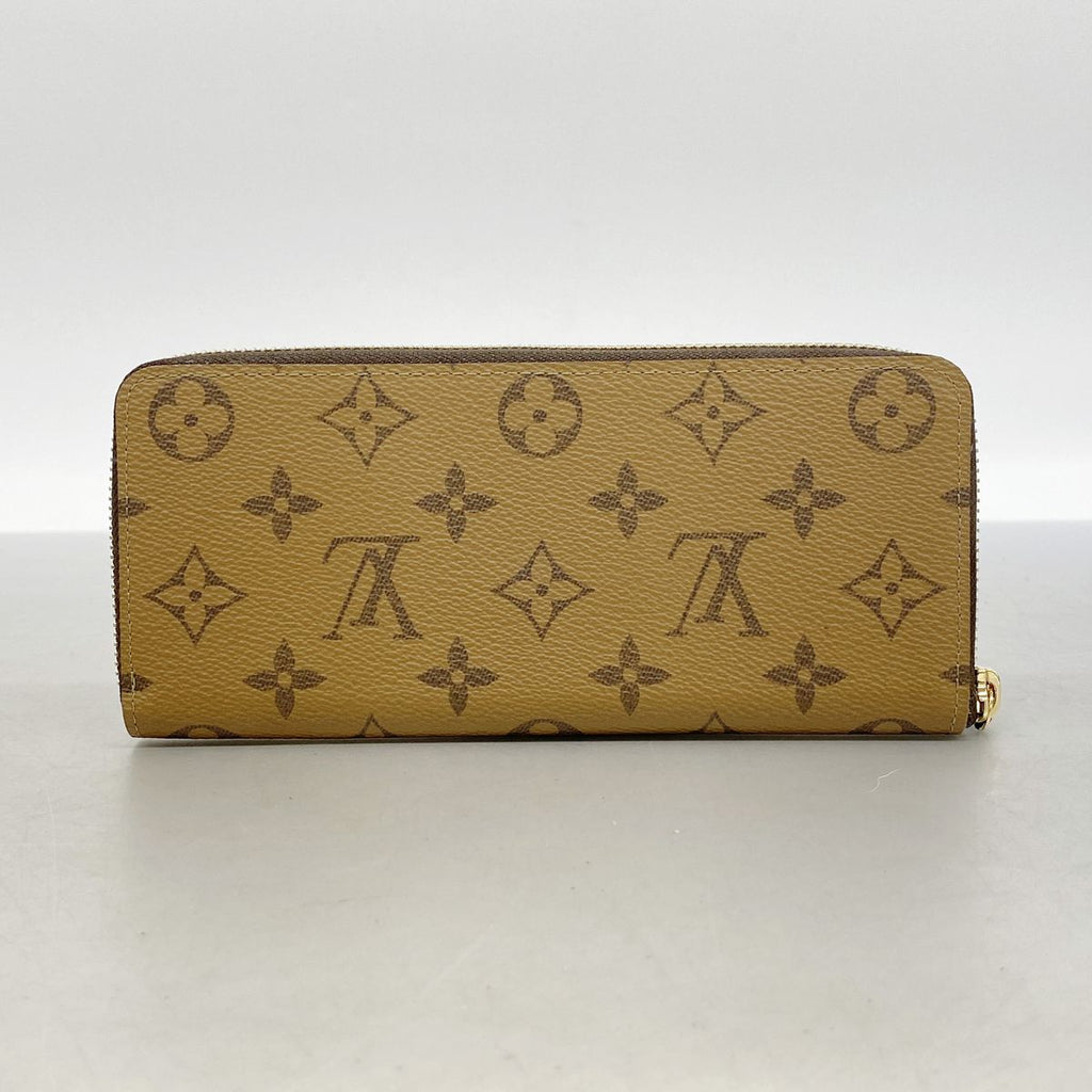 Louis Vuitton Wallet Monogram Reverse Portefeuille Clemence Brown — view 5
