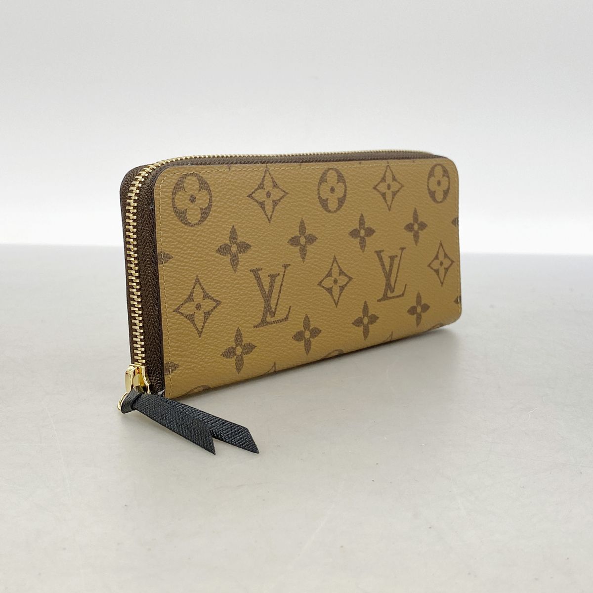 Louis Vuitton Wallet Monogram Reverse Portefeuille Clemence Brown — view 2