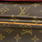 Louis Vuitton Shoulder Bag Monogram Viva-Cite MM Brown — view 7