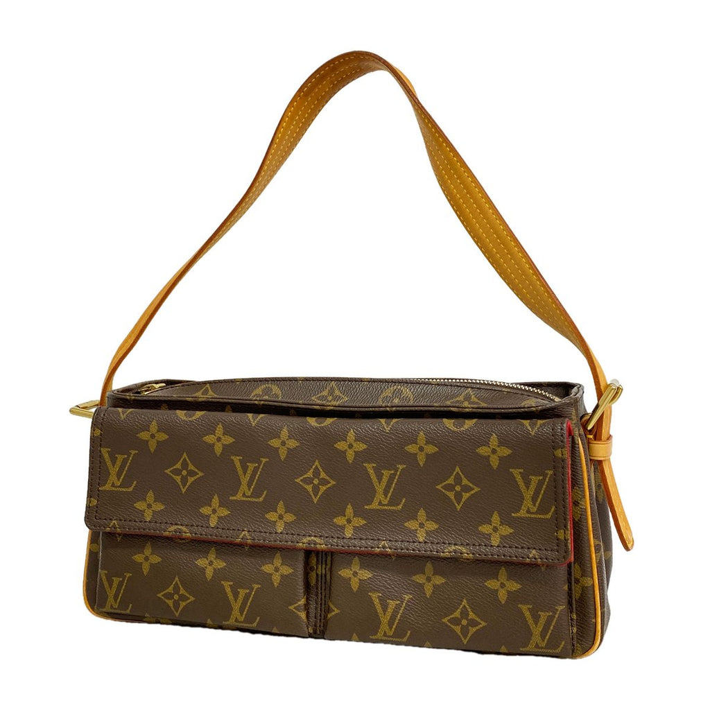 Louis Vuitton Shoulder Bag Monogram Viva-Cite MM Brown