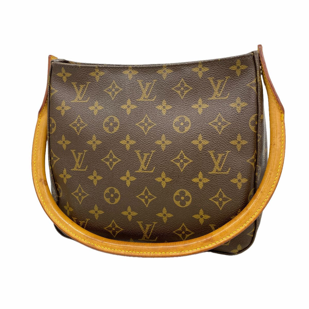 Louis Vuitton Shoulder Bag Monogram Looping MM Brown