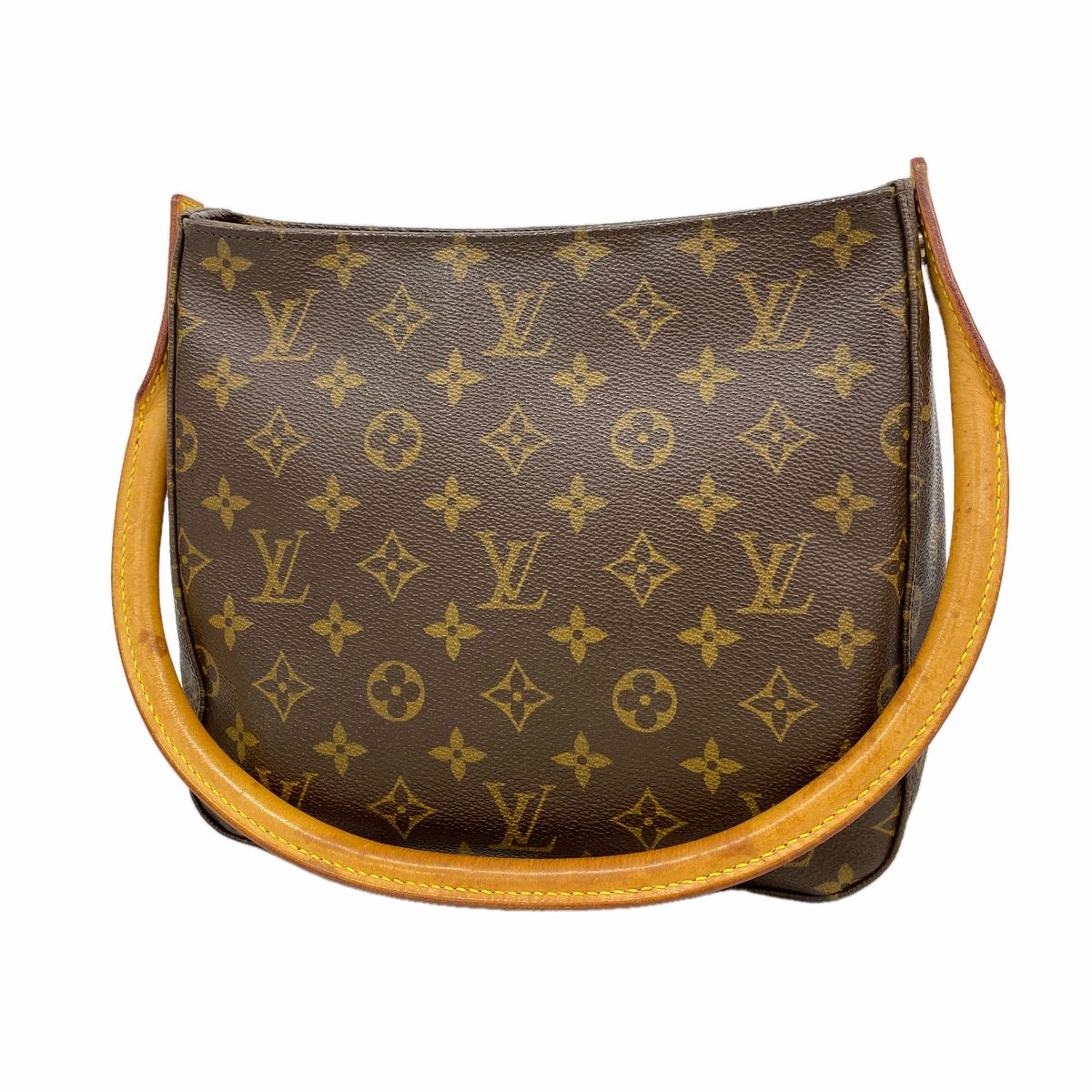 Louis Vuitton Shoulder Bag Monogram Looping MM Brown