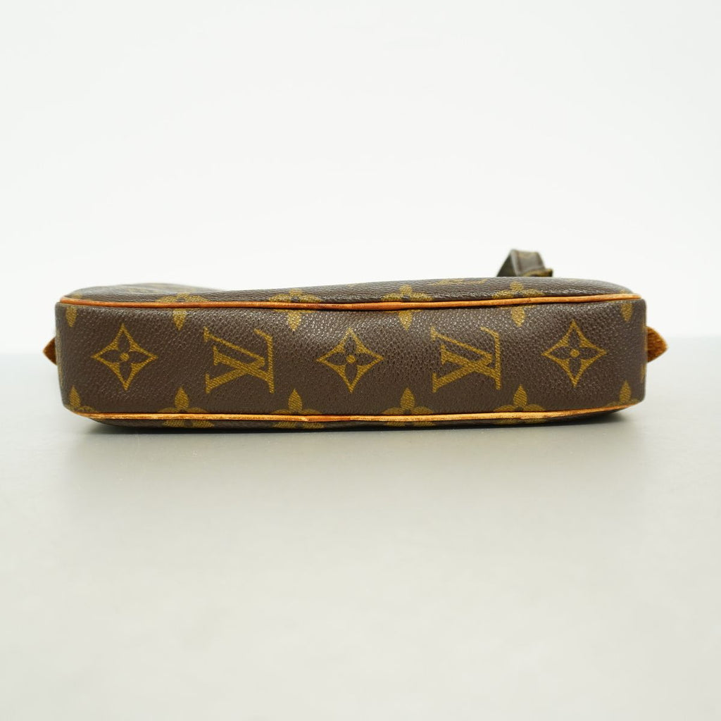 Louis Vuitton Shoulder Bag Monogram Pochette Marly Bandouliere Brown — view 3