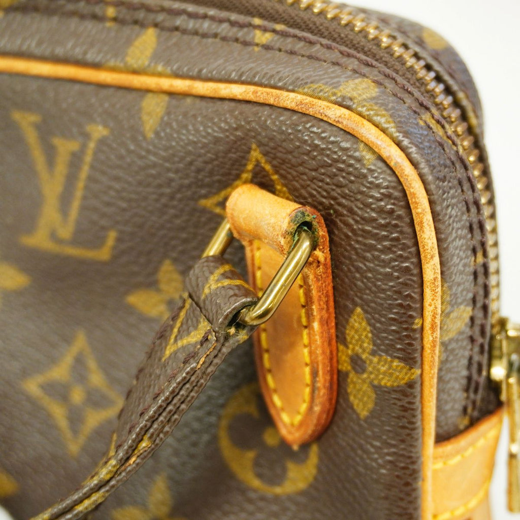 Louis Vuitton Shoulder Bag Monogram Pochette Marly Bandouliere Brown — view 6