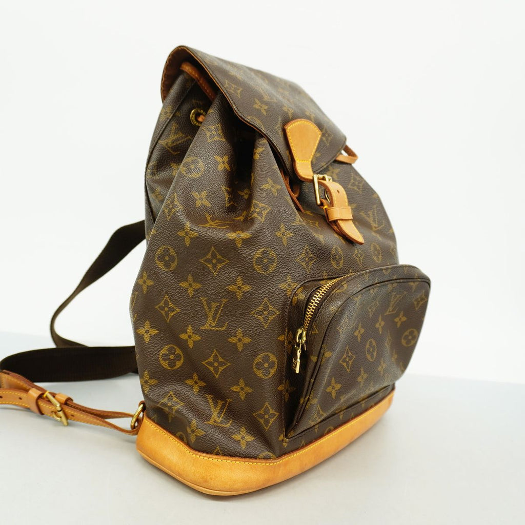 Louis Vuitton Backpack Monogram Montsouris GM Brown — view 2