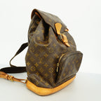 Louis Vuitton Backpack Monogram Montsouris GM Brown — view 2