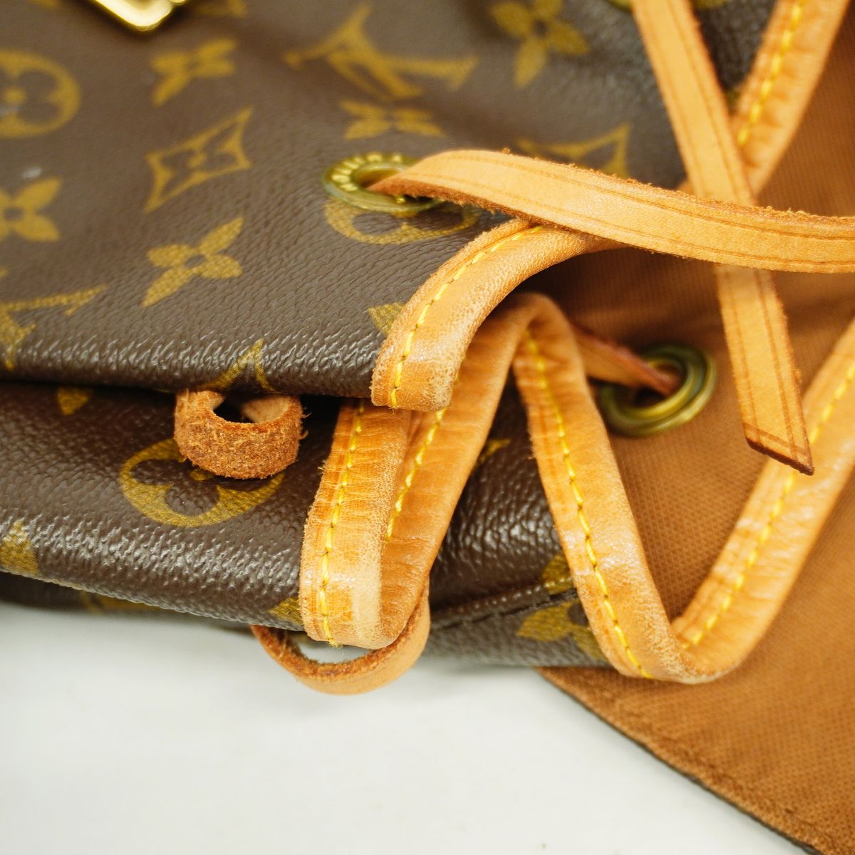 Louis Vuitton Backpack Monogram Montsouris GM Brown — view 7