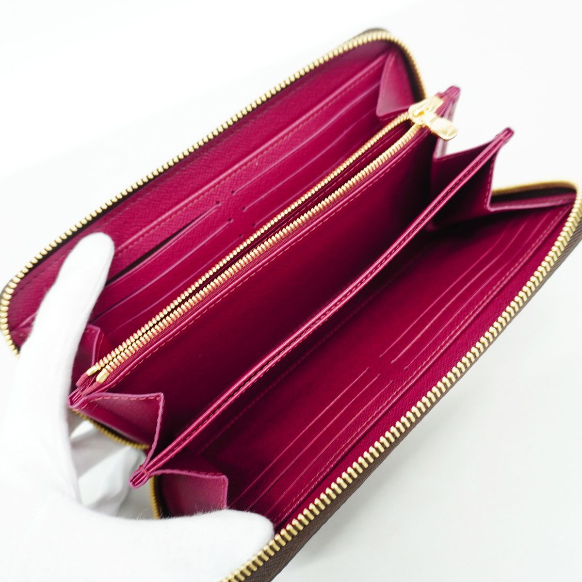 Louis Vuitton Wallet Monogram Zippy Fuchsia — view 3