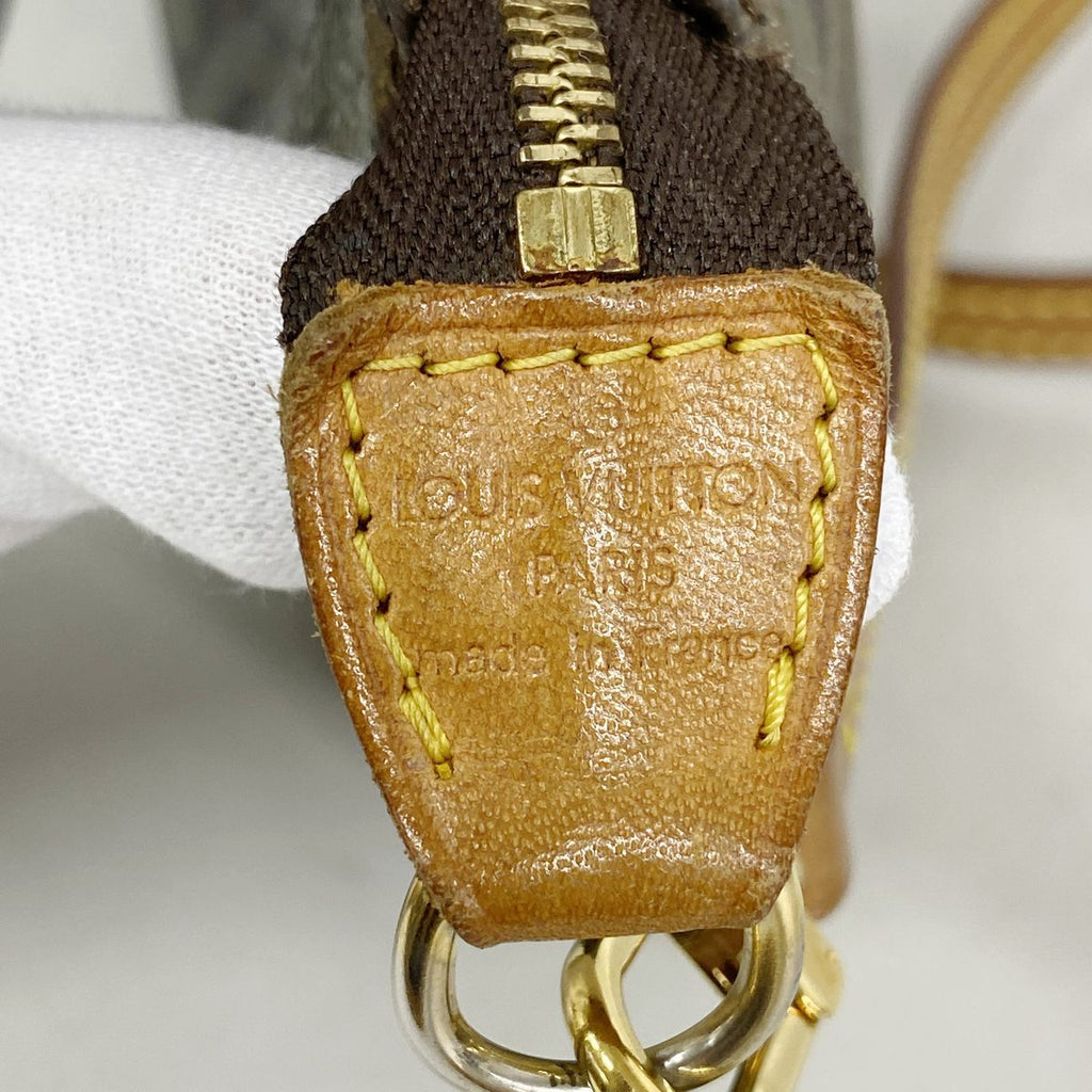 Louis Vuitton Pouch Monogram Graffiti Pochette Accessoires Brown Khaki — view 5