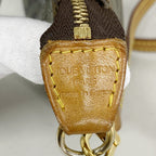 Louis Vuitton Pouch Monogram Graffiti Pochette Accessoires Brown Khaki — view 5