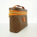 Celine Vanity Bag Macadam Brown Gold — view 2