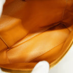 Celine Vanity Bag Macadam Brown Gold — view 4