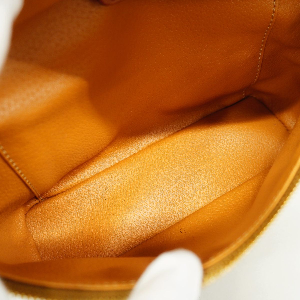 Celine Vanity Bag Macadam Brown Gold — view 4