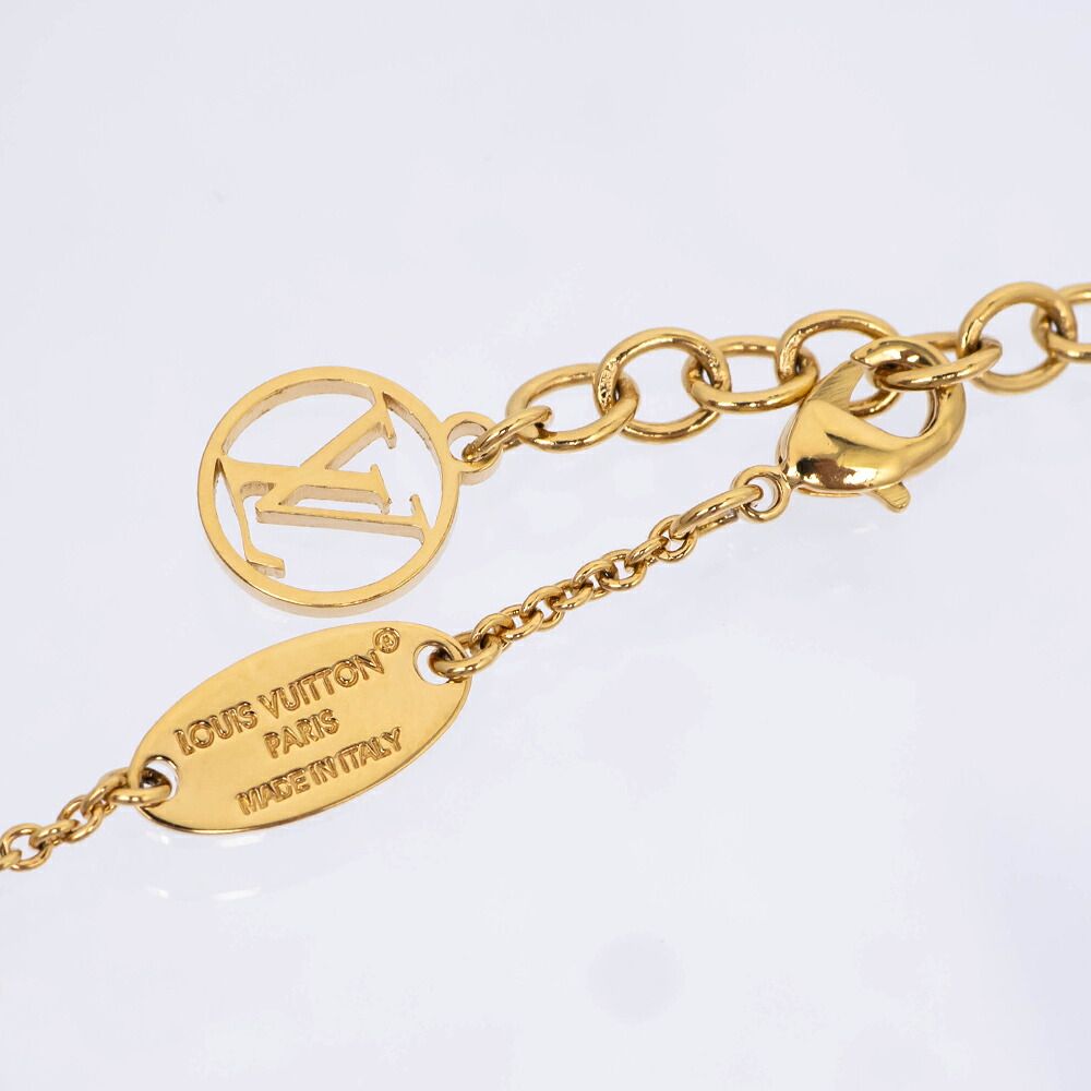 Louis Vuitton Bracelet LV Iconic Enamel Monogram Flower Brown Clair — view 6