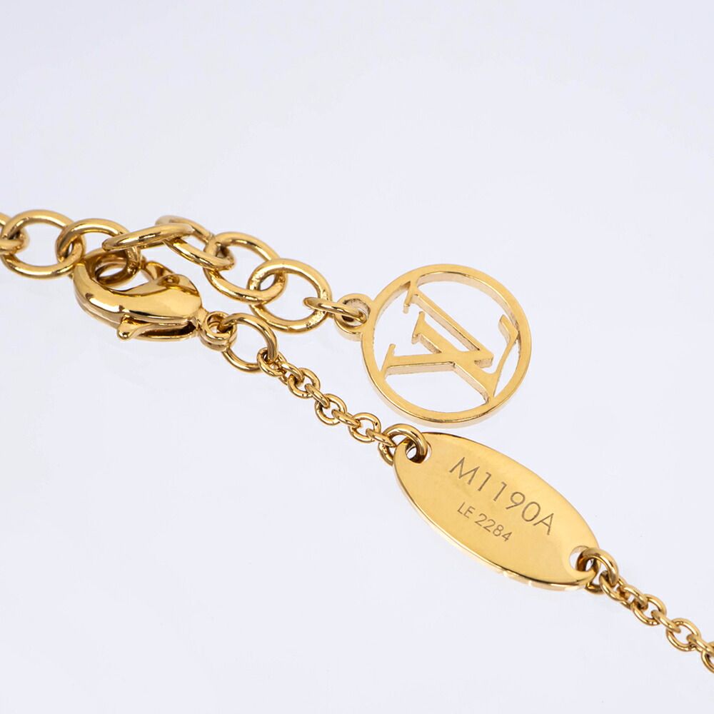 Louis Vuitton Bracelet LV Iconic Enamel Monogram Flower Brown Clair — view 7