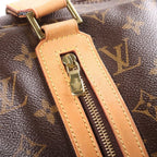 Louis Vuitton Monogram Sac Bosphore 2-Way Shoulder Bag Brown Leather Gold — view 6