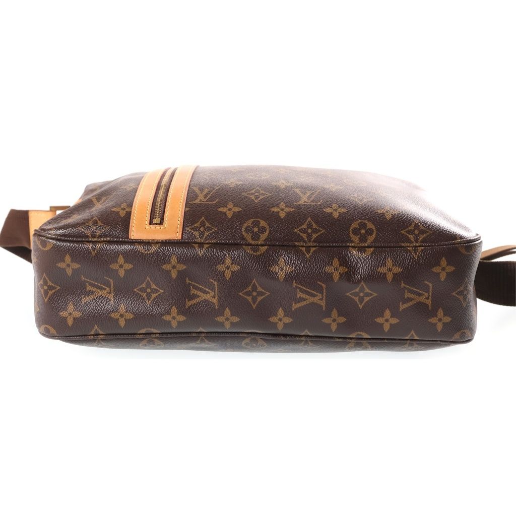 Louis Vuitton Monogram Sac Bosphore 2-Way Shoulder Bag Brown Leather Gold — view 4