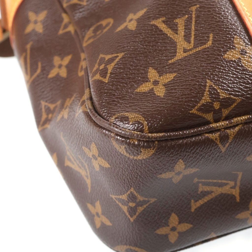 Louis Vuitton Monogram Sac Bosphore 2-Way Shoulder Bag Brown Leather Gold — view 5