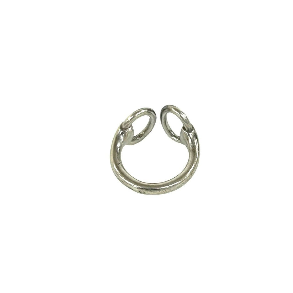 Hermes Vintage Nausicaa Ring 925 Sterling Silver — view 6