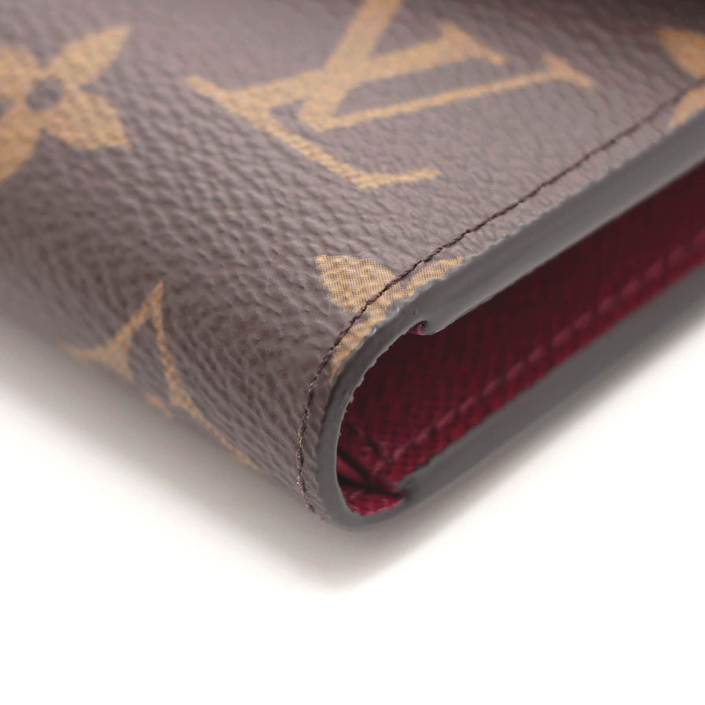 Louis Vuitton Portefeuille Victorine Monogram Fuchsia Trifold Wallet — view 4